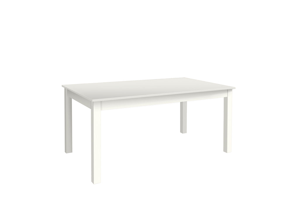 Tavolo in legno Allungabile apertura a libro 90x160/200x75H cm Colore Bianco