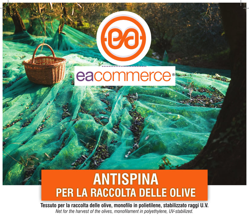 Telo Telone Rete Antispina in Rotoli da 33 e 90 gr/mq Raccolta Olive Noci Mandorle