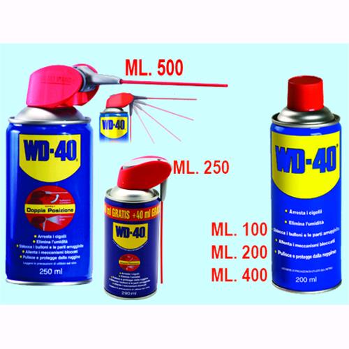 Sbloccante WD40 - ML. 500 - Vaporizzatore doppia azione