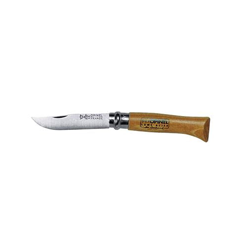 Koncreto Coltello Opinel Virobloc Vrn 10 Manico In Legno. In Blister.