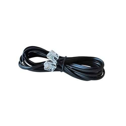 Prolunga Telefonica Lineare  Mt.2 Col. Nero -  31414 - Con 2 Plug 6/4 C